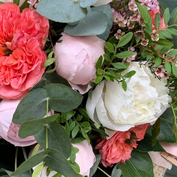 Bouquet Peonie e  Rose Inglesi