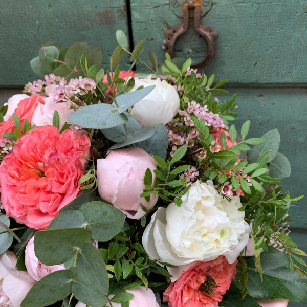 Bouquet Peonie e  Rose Inglesi