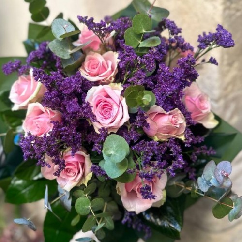 Bouquet Rose e Limonium 