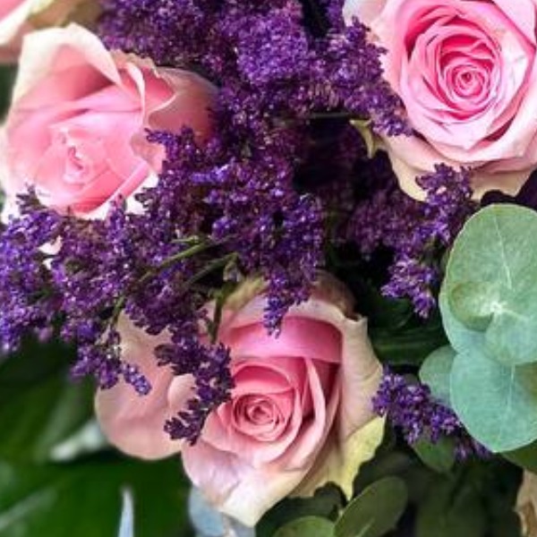 Bouquet Rose e Limonium 