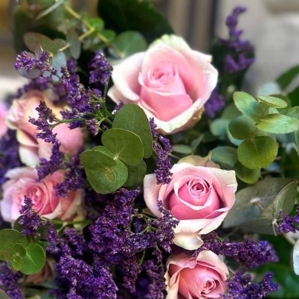 Bouquet Rose e Limonium 