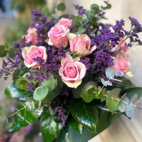 Bouquet Rose e Limonium 